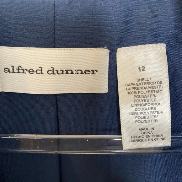 Alfred Dunner Quilted Jacket Blue Floral Cozy Long Sleeve Pucci Vibes - … - Picture 2 of 6